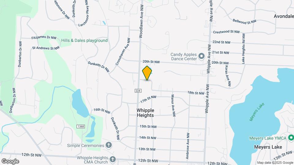 4738 Mohr St NW Map and Location Details