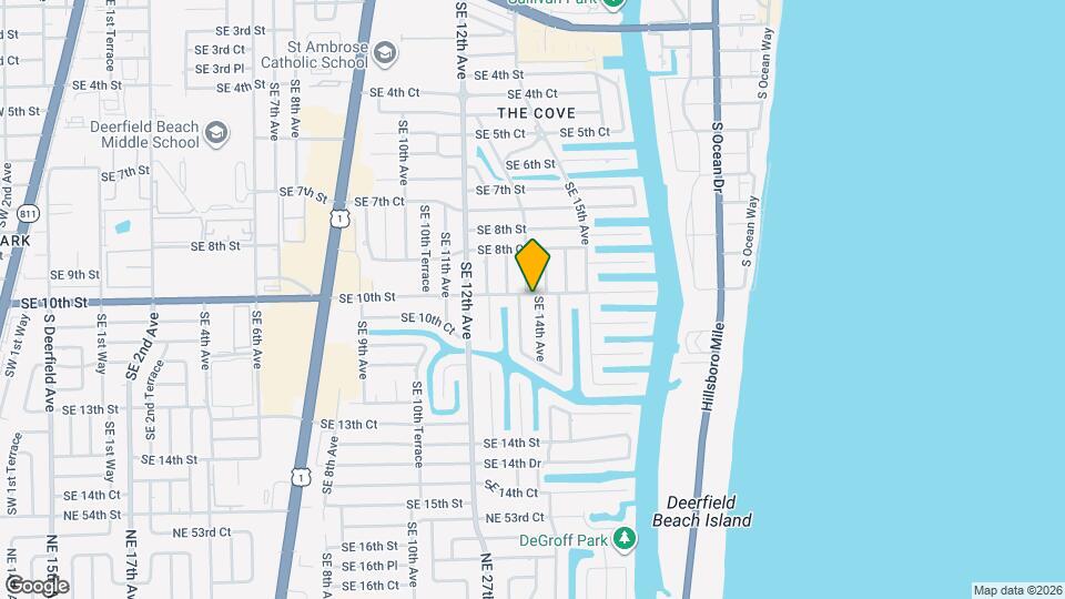 1320 SE 10th St Map and Location Details