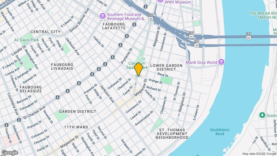 1546 Camp St Map and Location Details