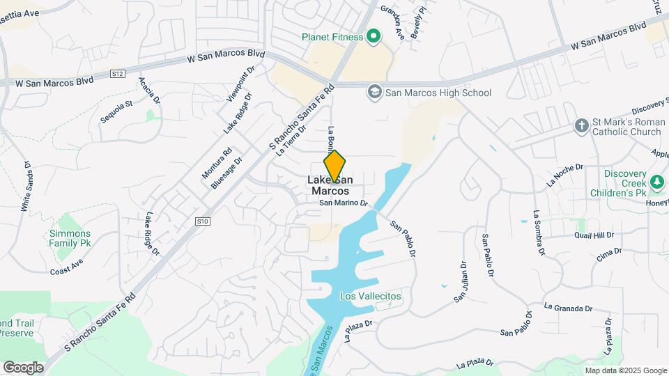 961 La Bonita Dr Map and Location Details
