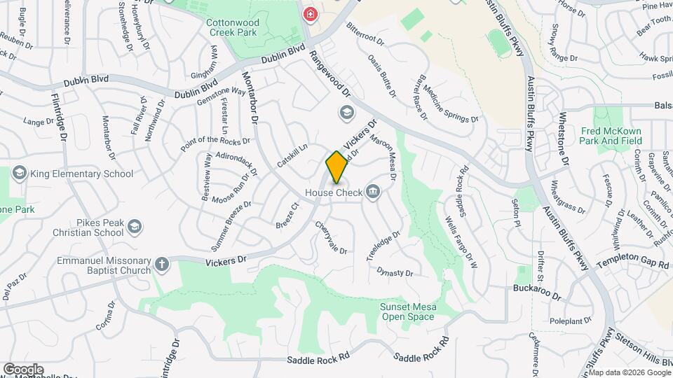 6235 Gemfield Dr Map and Location Details