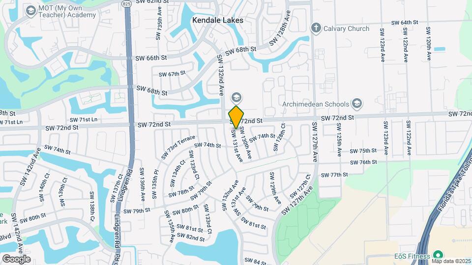 7235 SW 131st Ave Map and Location Details