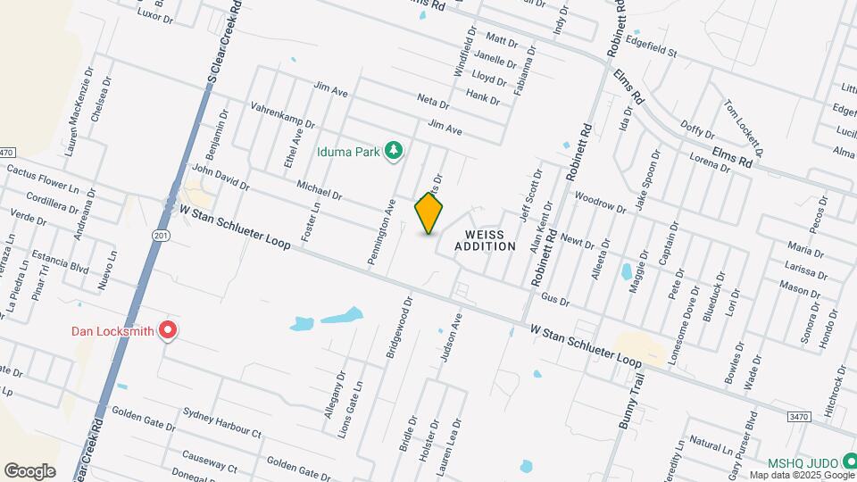 4505 Mattie Dr Map and Location Details