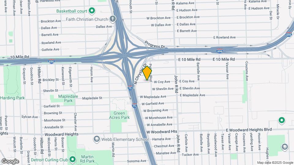 358 W Elza Ave Map and Location Details