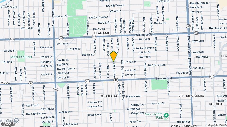 500 SW 51st Ave Map and Location Details
