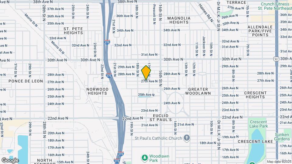 1720 27th Ave N Map and Location Details
