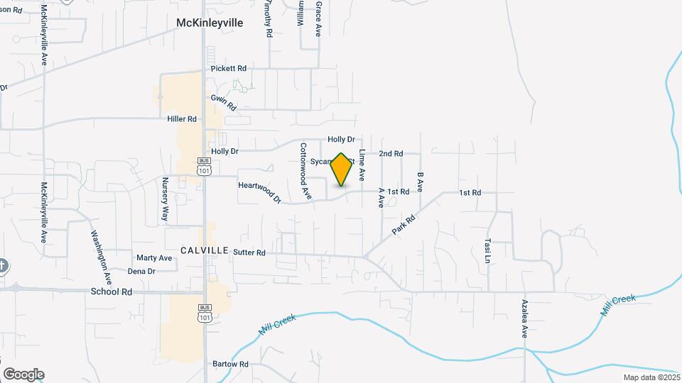 1800 Oak Pl Map and Location Details