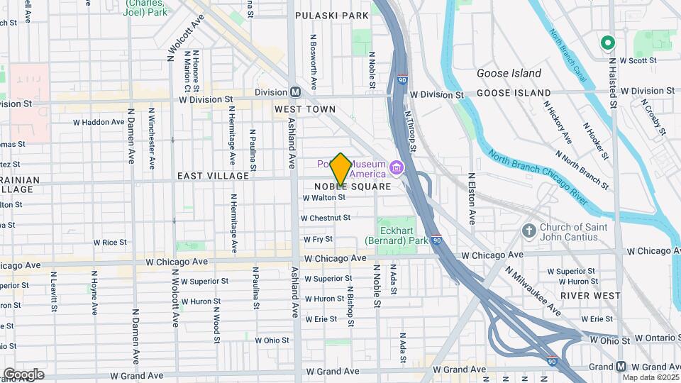 1454 W Walton St, Unit 2 Mapa y Detalles de la Ubicación