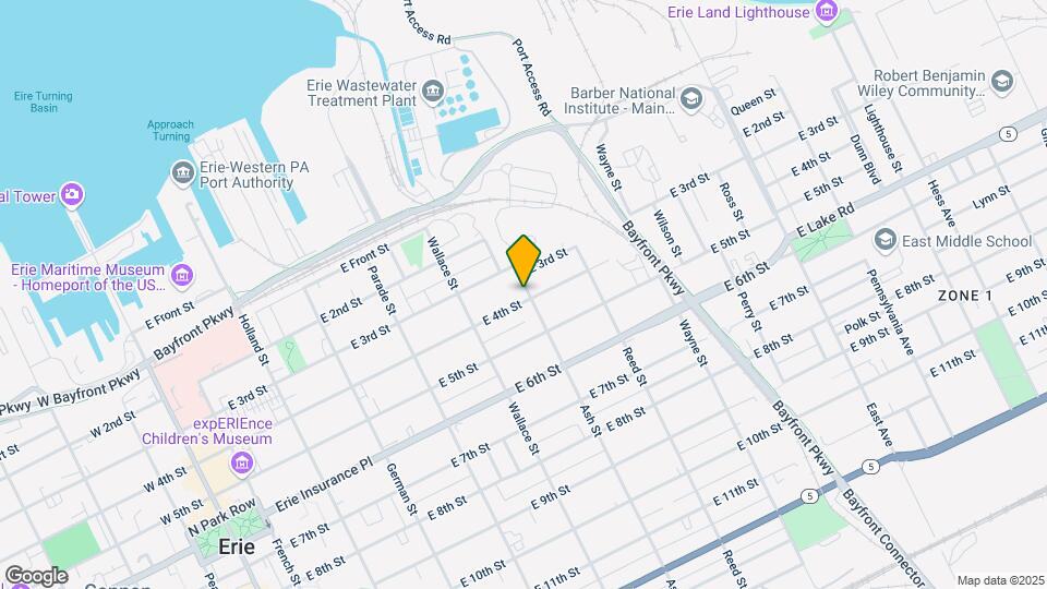 330 Ash St Map and Location Details