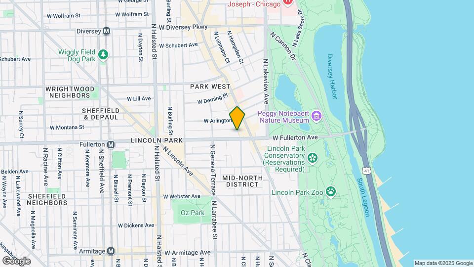 500 W. Fullerton Parkway Mapa y Detalles de la Ubicación