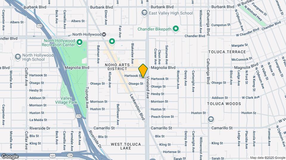 11011 Otsego St Mapa y Detalles de la Ubicación
