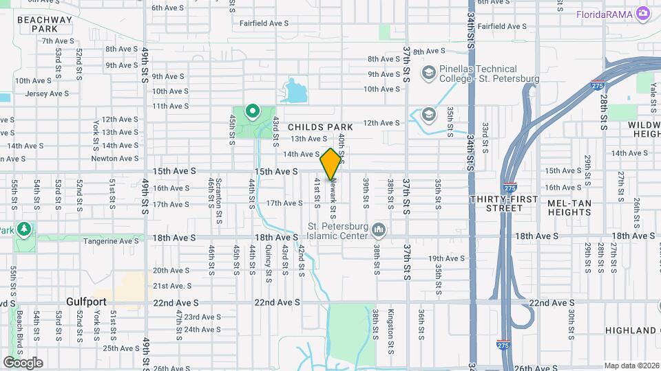 1541 Newark St S Mapa y Detalles de la Ubicación