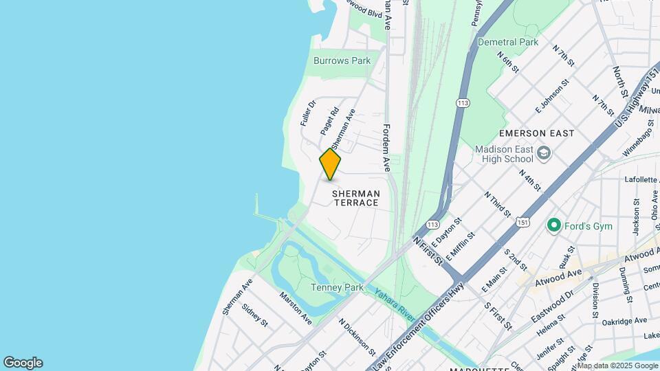 33 Sherman Terrace Map and Location Details