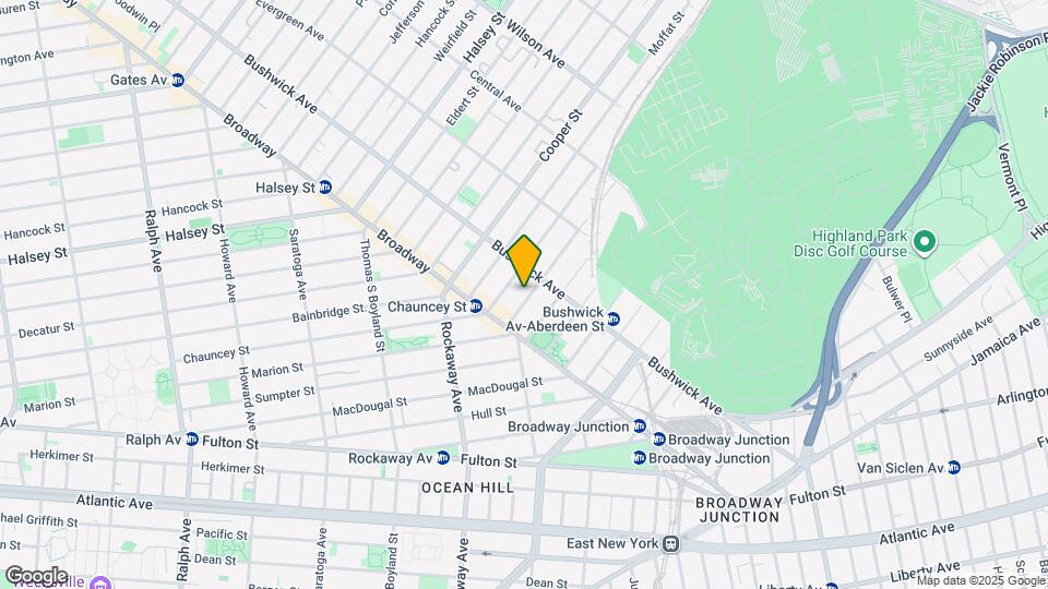 Stunning Bushwick Tpwnhouse Triplex with 2 bedrooms, 2 Full Baths and 2 half Baths Map and Location Details