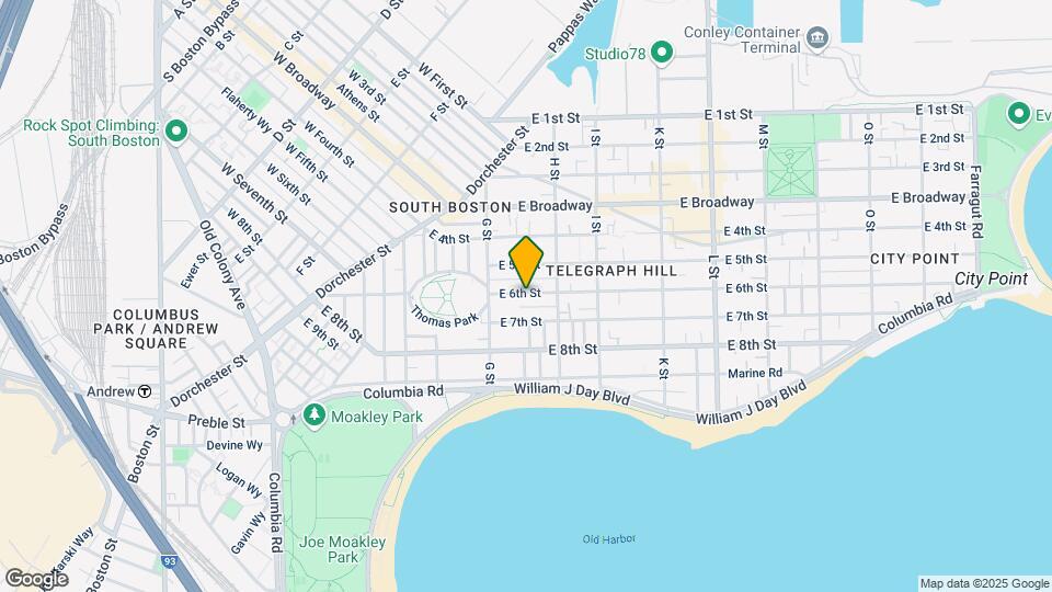443 E 6th St Map and Location Details