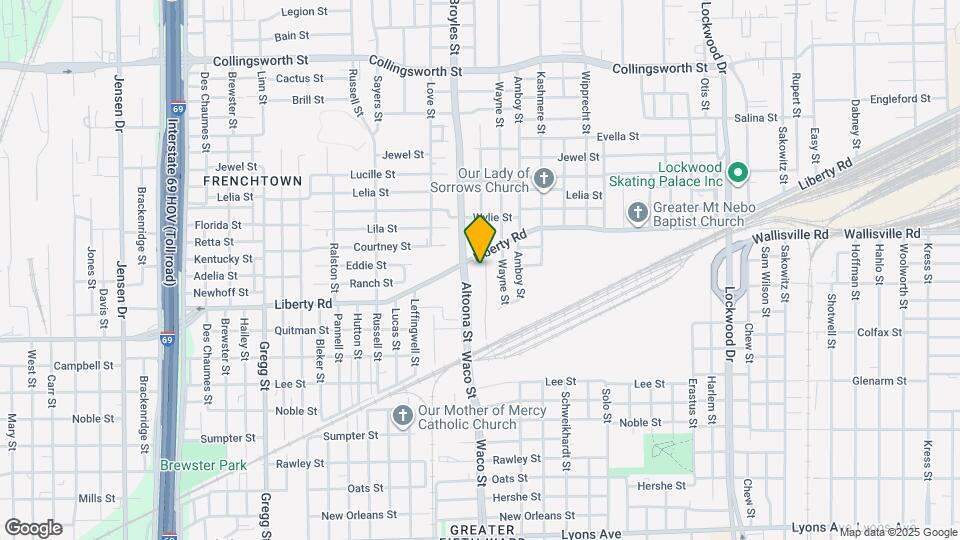 2523 Kirk St Map and Location Details