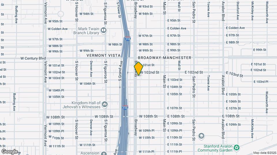 10220 S Broadway Mapa y Detalles de la Ubicación