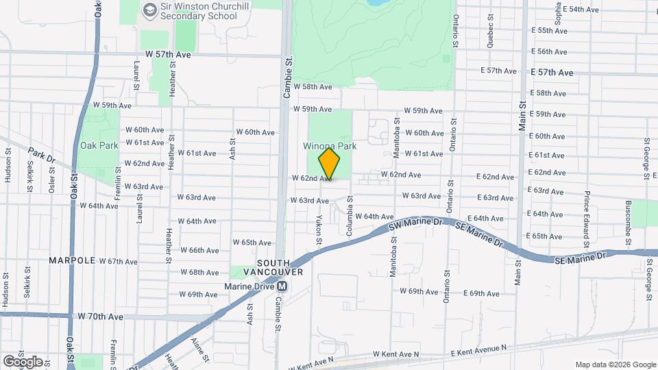 380 W 62nd Ave Map and Location Details