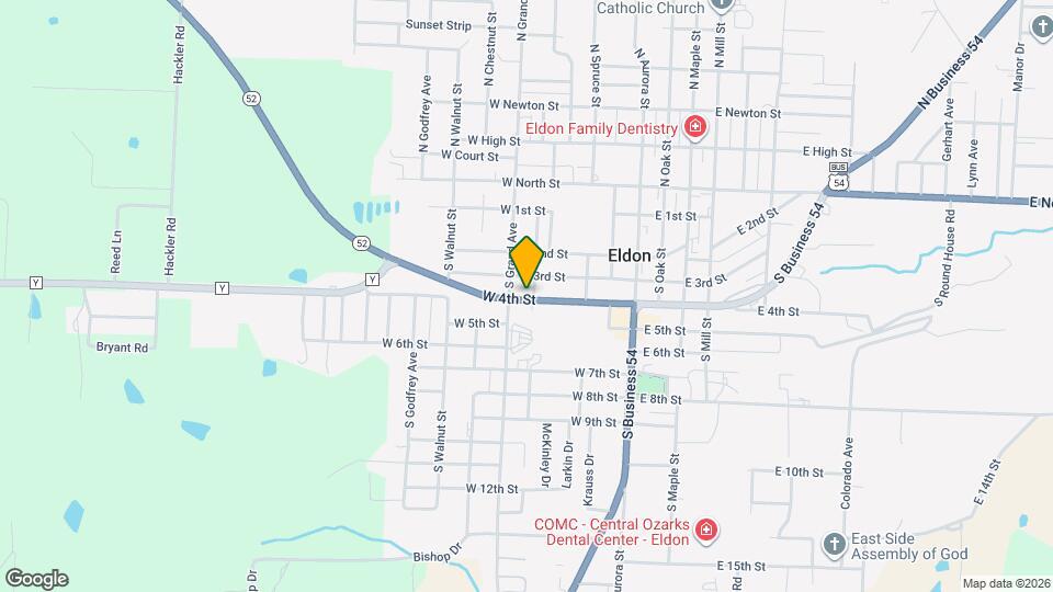 307 S Locust St Map and Location Details