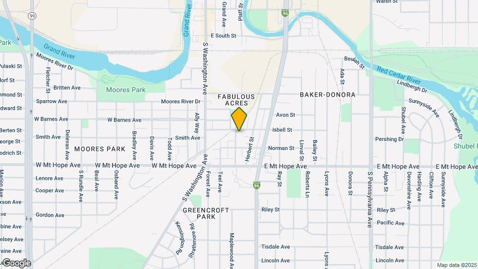 1709 Maplewood Ave Map and Location Details