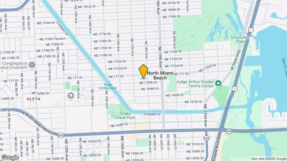 1761 NE 170th St Map and Location Details