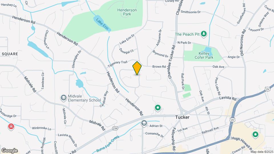 3801 Northlake Creek Dr Map and Location Details