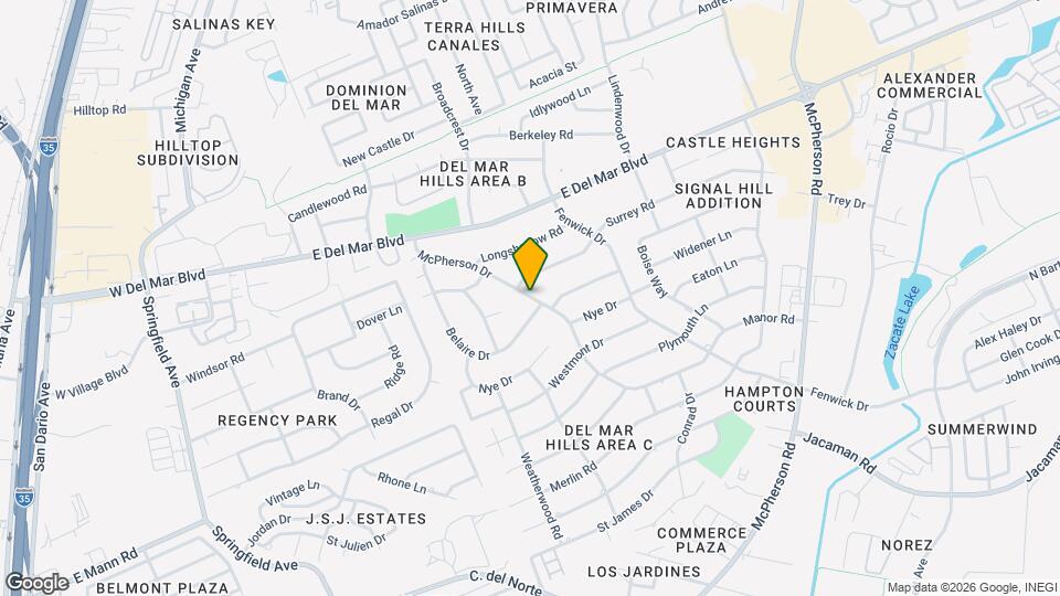 9653 McPherson Dr Map and Location Details