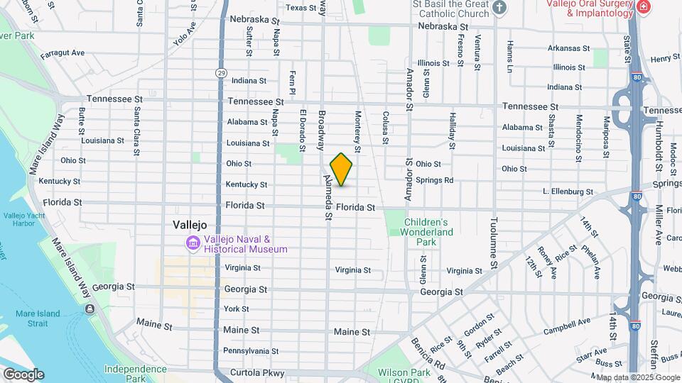 1119 Kentucky St Map and Location Details