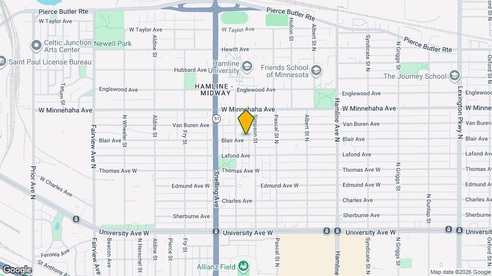 1513 Blair Ave, Unit 1514 Blair Ave Map and Location Details