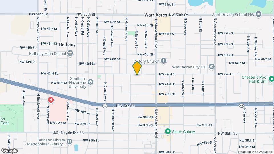 5924 NW 42nd St Map and Location Details
