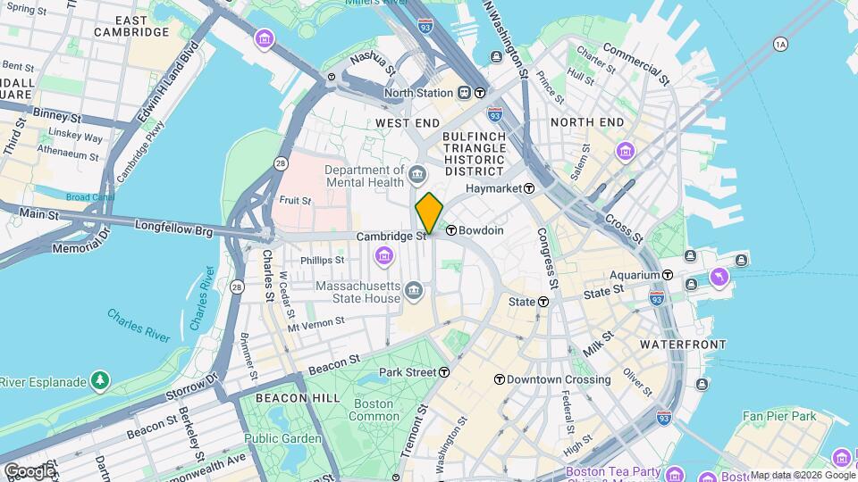 9 Bowdoin St Map and Location Details