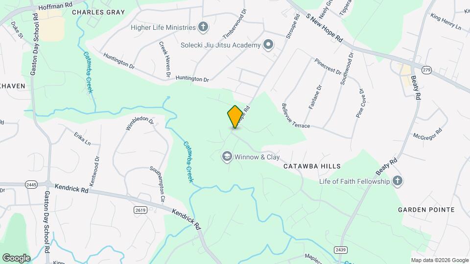 3500 Catawba Creek Dr Map and Location Details