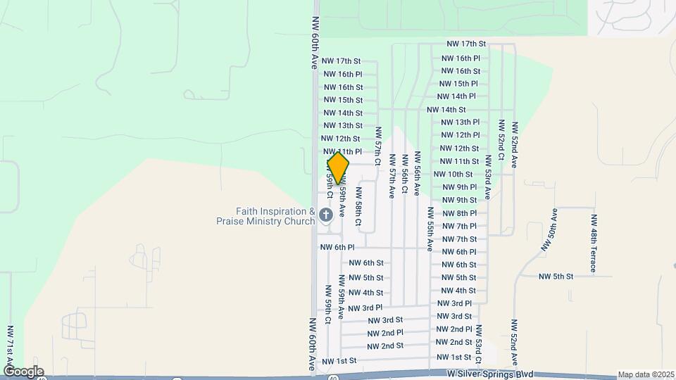5911 NW 9th St Mapa y Detalles de la Ubicación