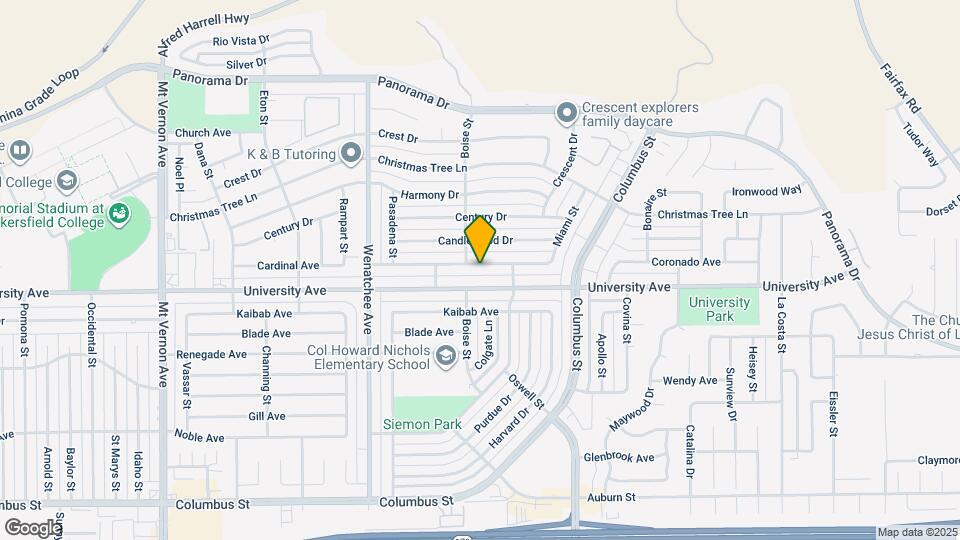 3509 Cardinal Ave Map and Location Details