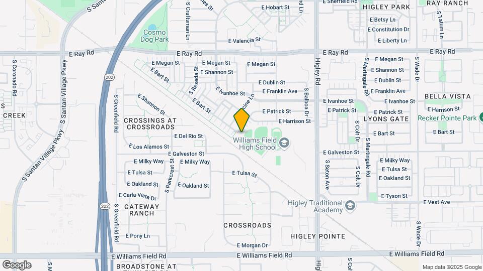 1917 S Tucana Ln Map and Location Details