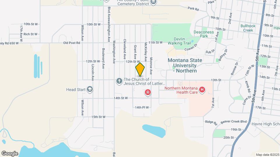 623 13th St W Map and Location Details