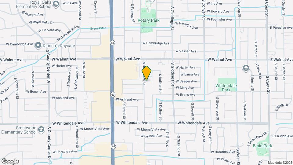 2244 S Divisadero St Map and Location Details