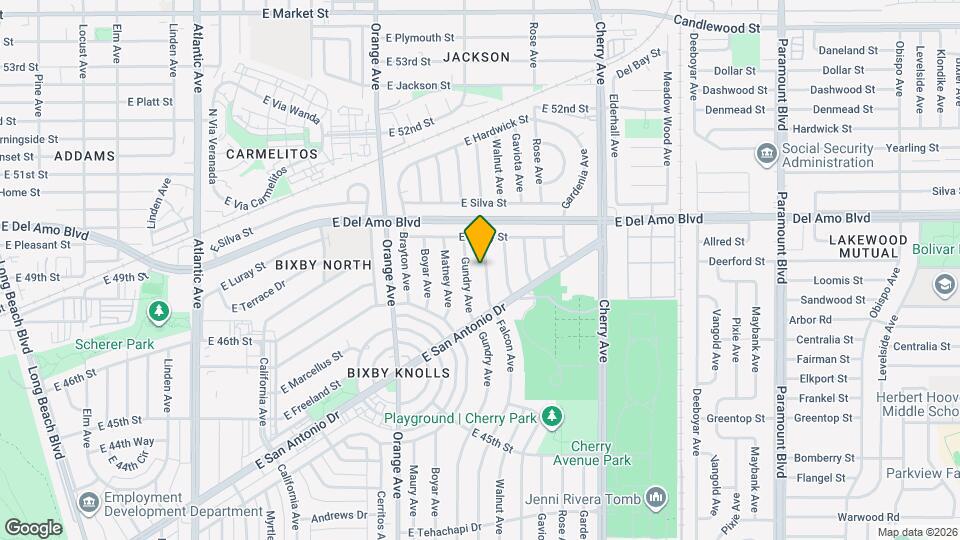 4809 Falcon Ave Mapa y Detalles de la Ubicación