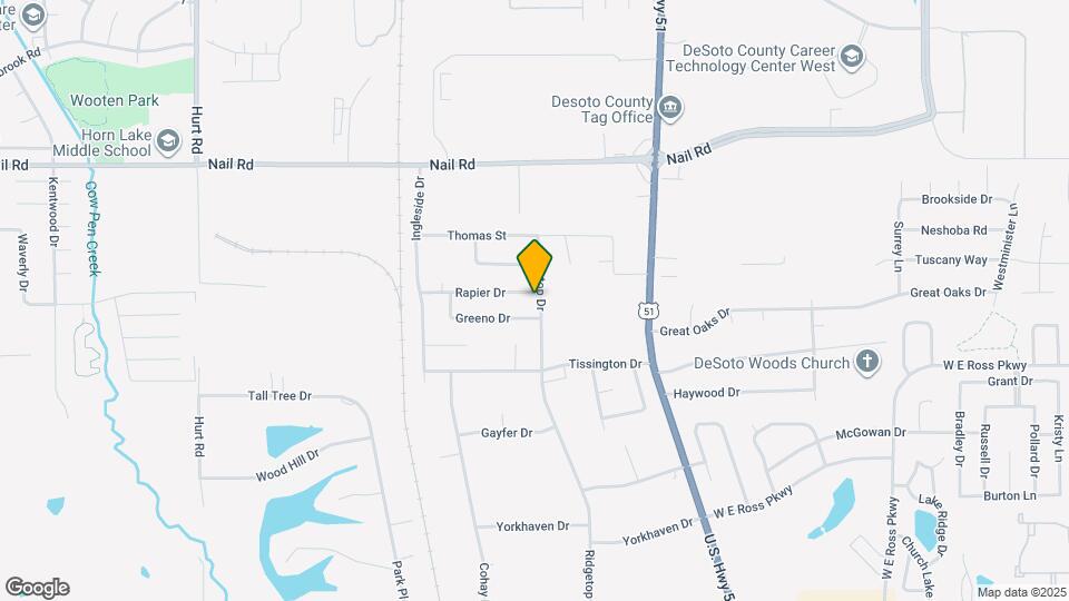 5701 Ridgetop Dr Map and Location Details