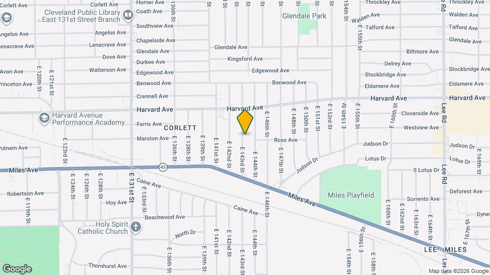 4111 E 143rd St Map and Location Details