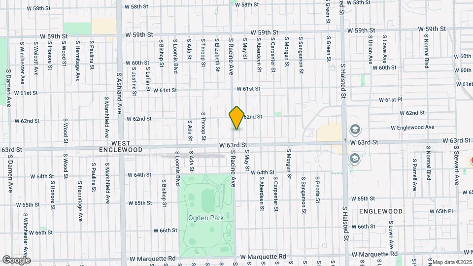6233 S Racine Ave Map and Location Details