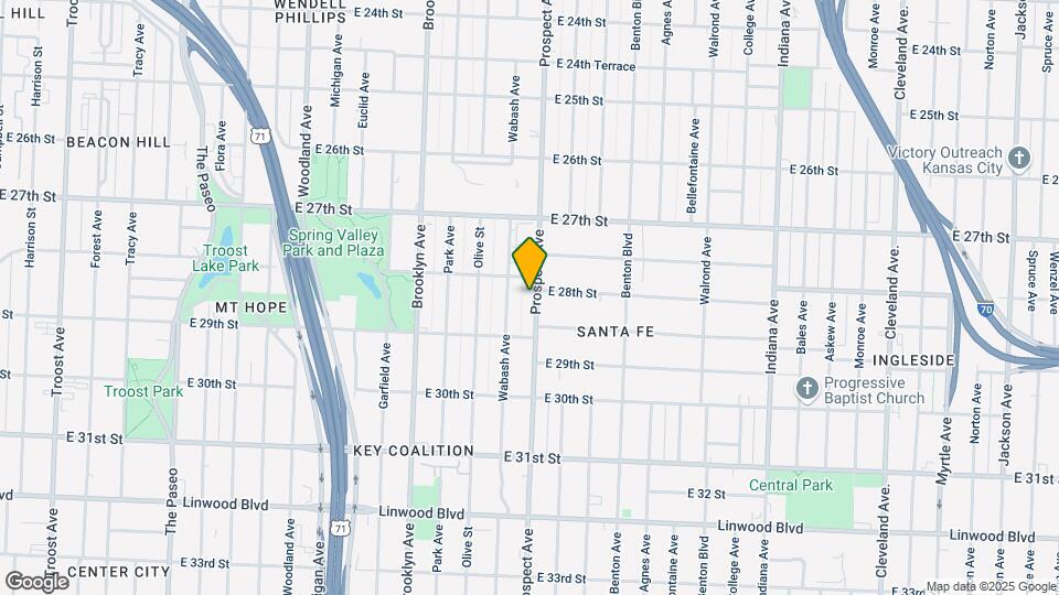 2812-2814 Prospect Ave Mapa y Detalles de la Ubicación