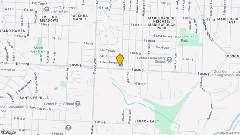 1340 E 85th St Map and Location Details