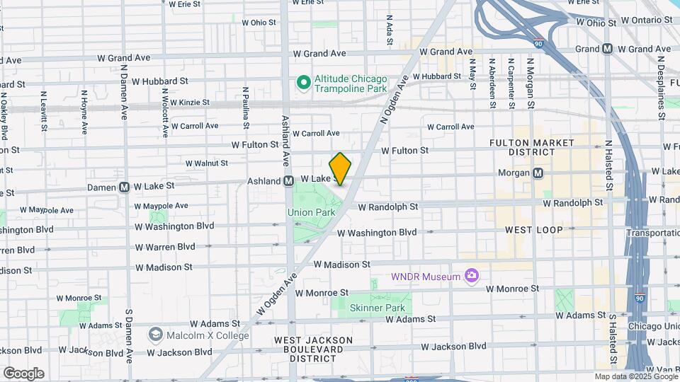 1440 W Randolph St, Unit 710 Map and Location Details