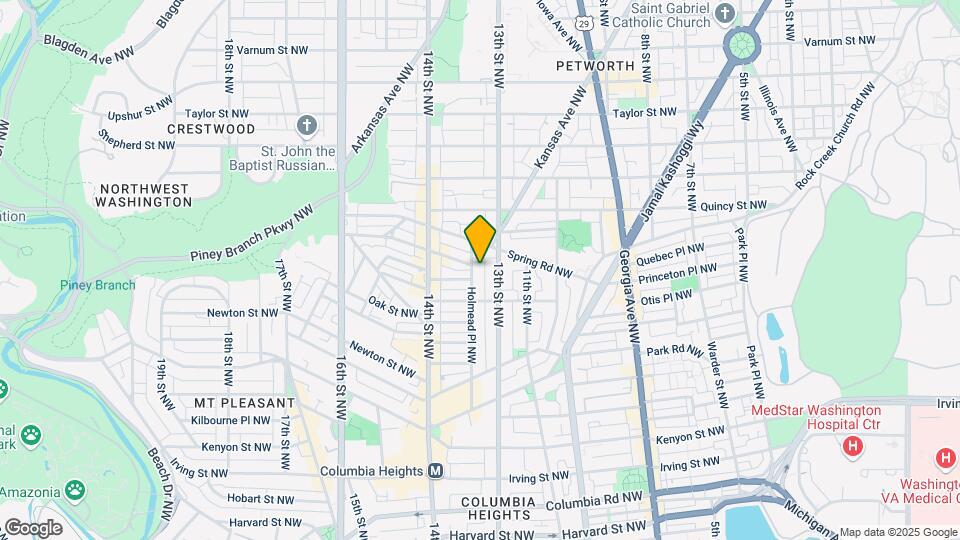 3541 Holmead Place Northwest, Unit 2 - Basement Map and Location Details