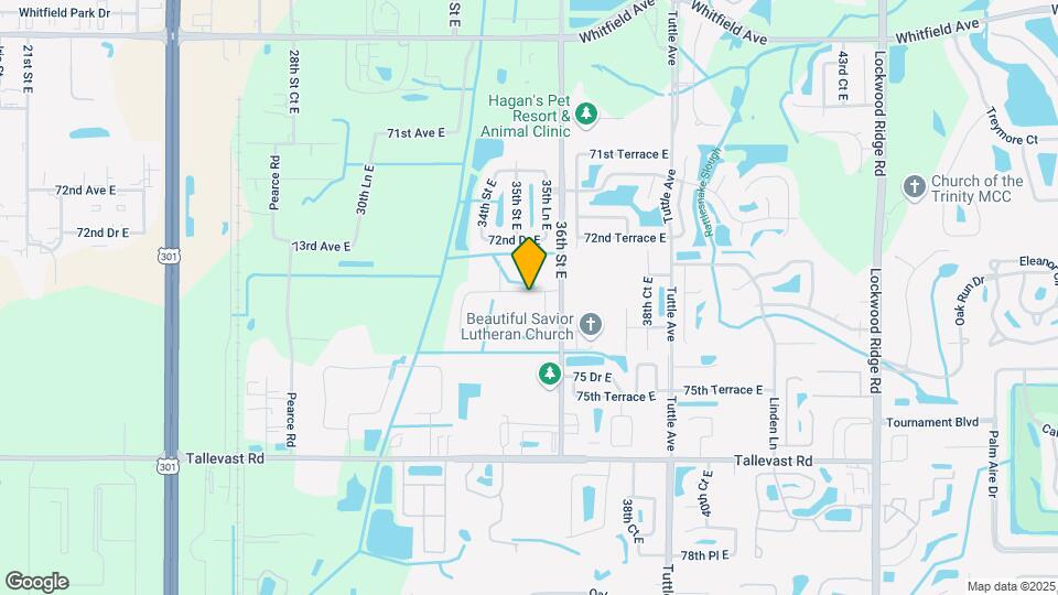 3434 74th Ave Cir E Map and Location Details