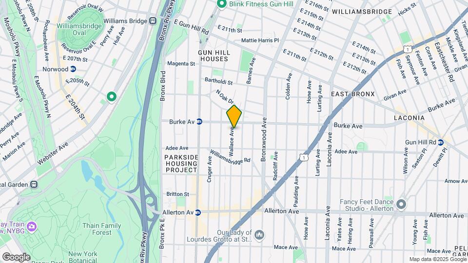 3038 Wallace Ave Map and Location Details