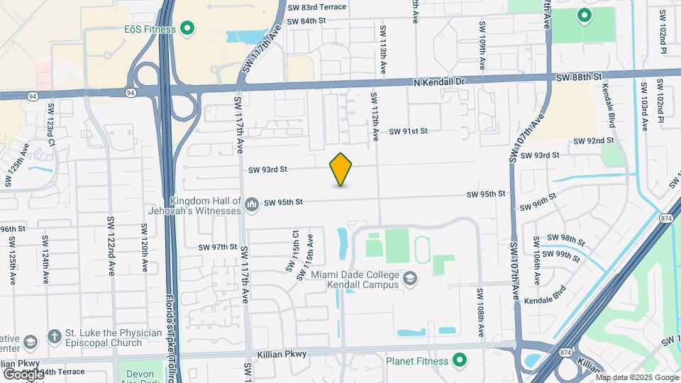 11301 SW 95th St Map and Location Details