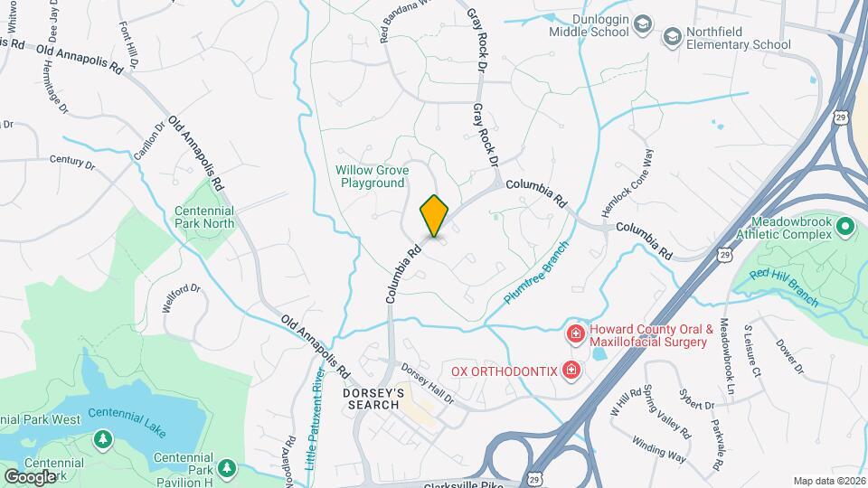 4745 Columbia Rd Map and Location Details