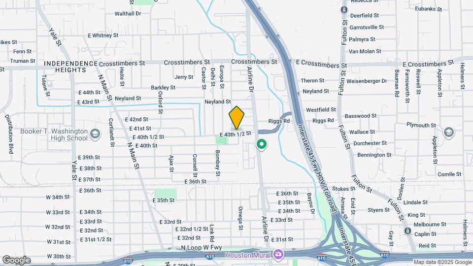 1107 E 40th 1/2 St Mapa y Detalles de la Ubicación
